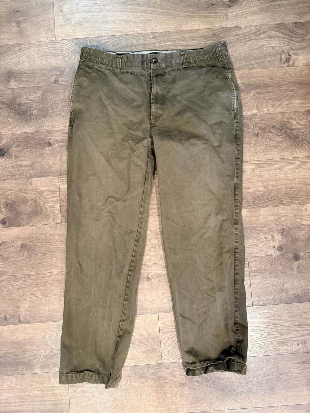 Orvis Men’s Olive Green Cotton Chino Pants Size 40